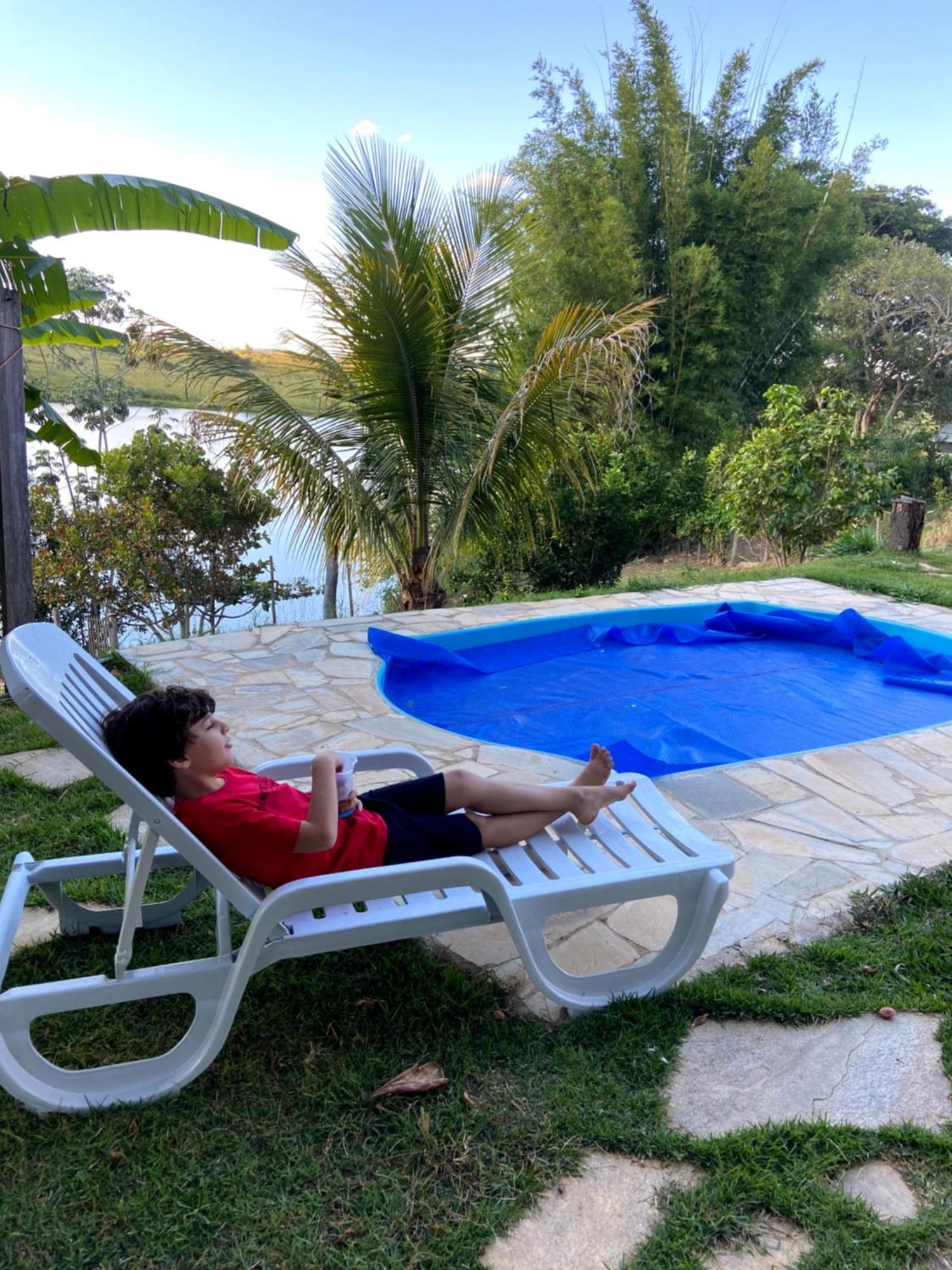 Casa Com Piscina Fundo Pra Represa E Ar Condicionado Casinhabrancadevaranda Ijaci Экстерьер фото