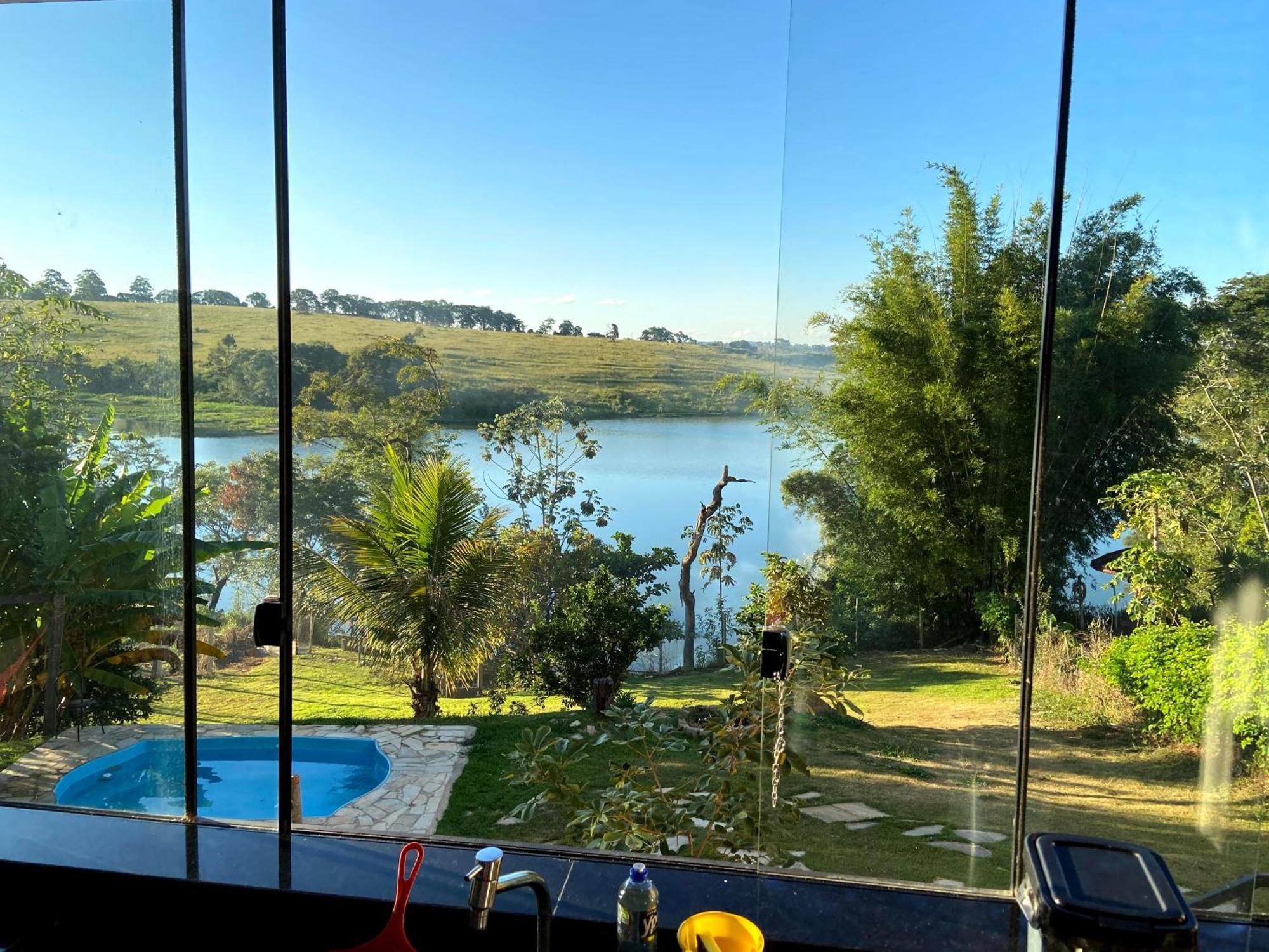 Casa Com Piscina Fundo Pra Represa E Ar Condicionado Casinhabrancadevaranda Ijaci Экстерьер фото