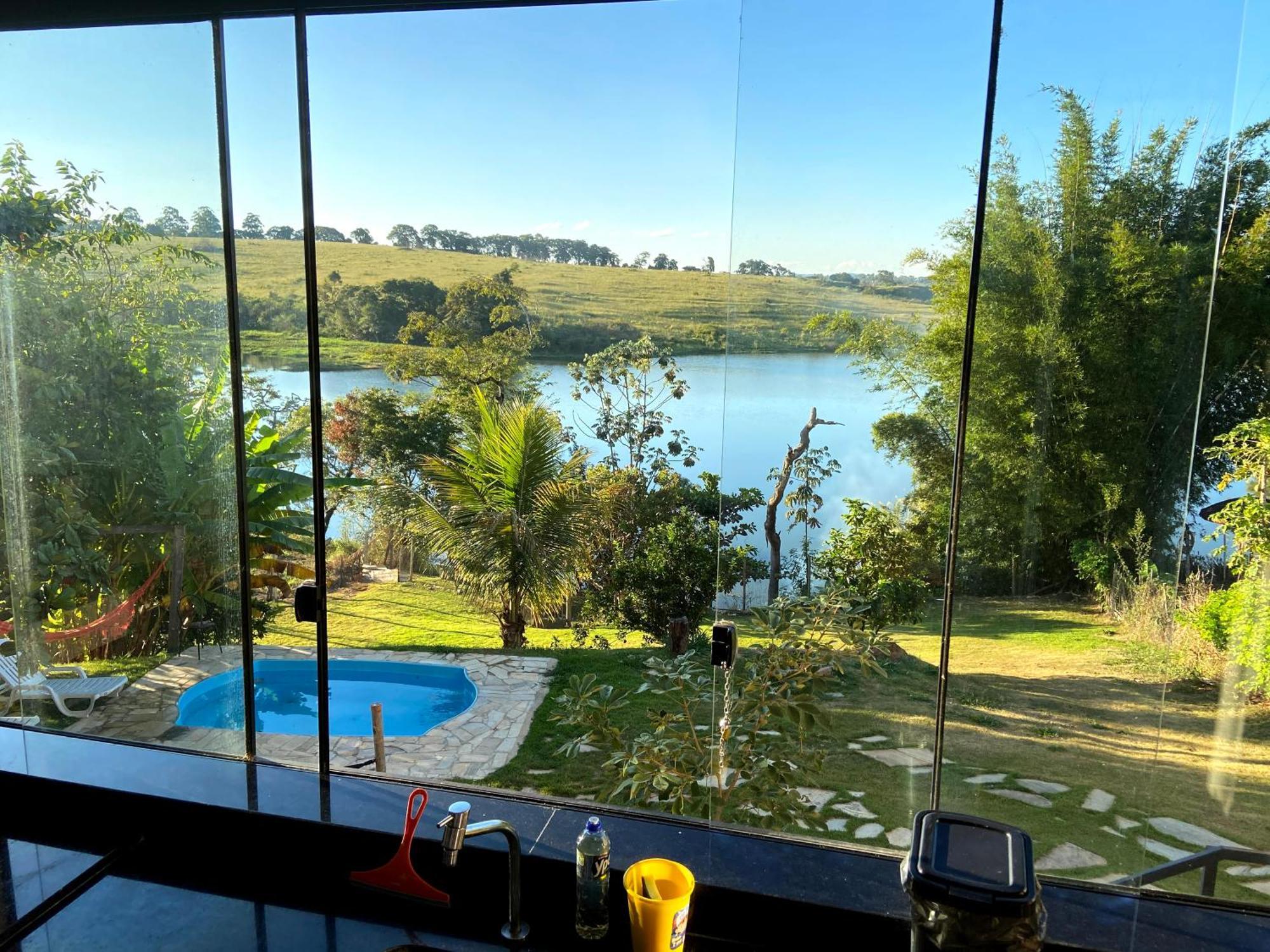 Casa Com Piscina Fundo Pra Represa E Ar Condicionado Casinhabrancadevaranda Ijaci Экстерьер фото