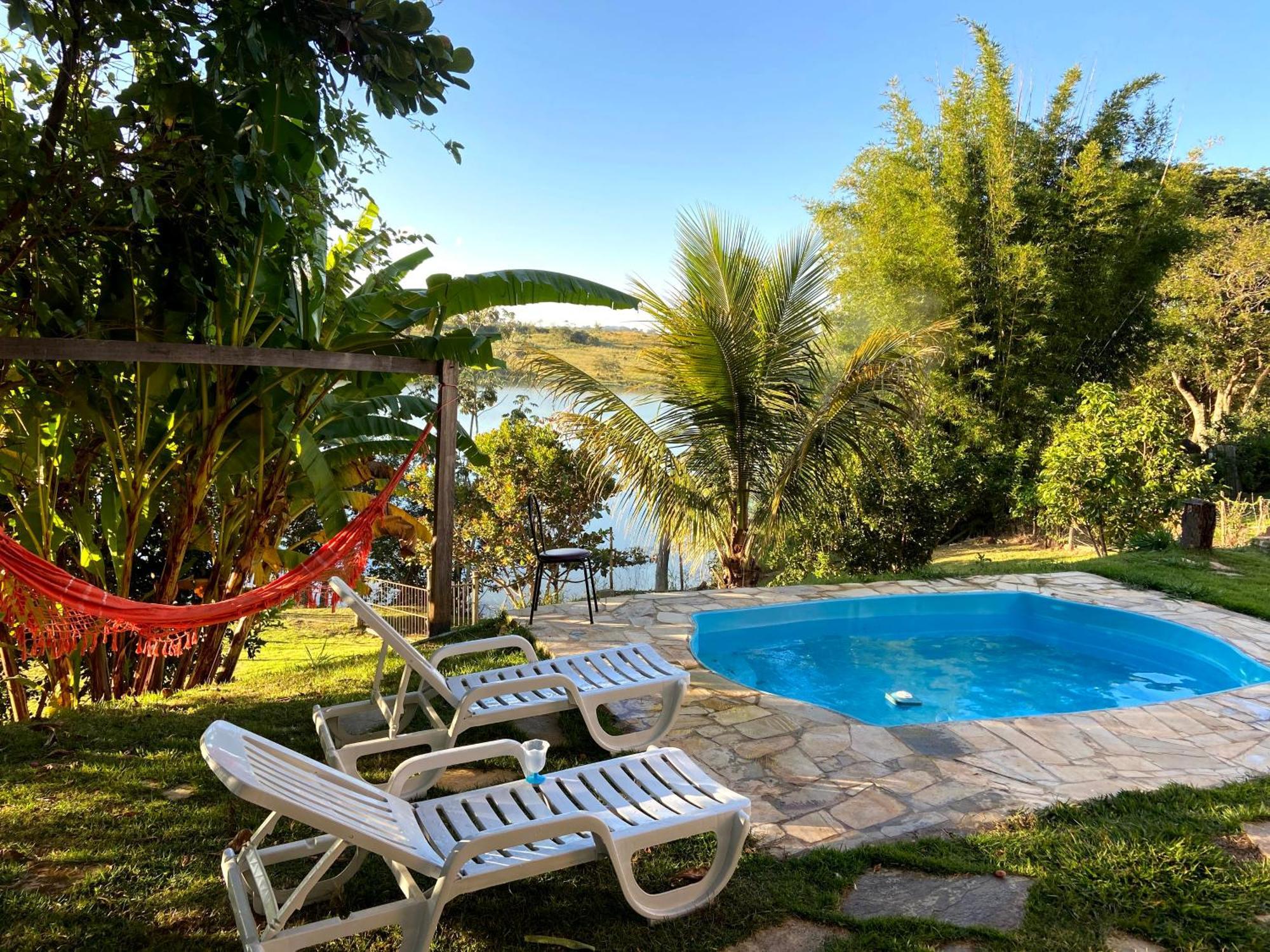 Casa Com Piscina Fundo Pra Represa E Ar Condicionado Casinhabrancadevaranda Ijaci Экстерьер фото