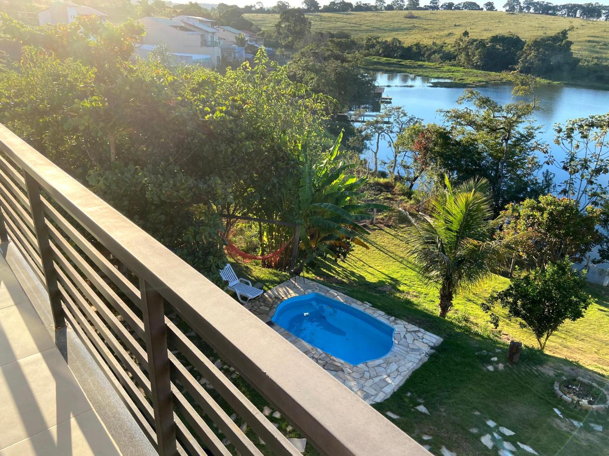 Casa Com Piscina Fundo Pra Represa E Ar Condicionado Casinhabrancadevaranda Ijaci Экстерьер фото