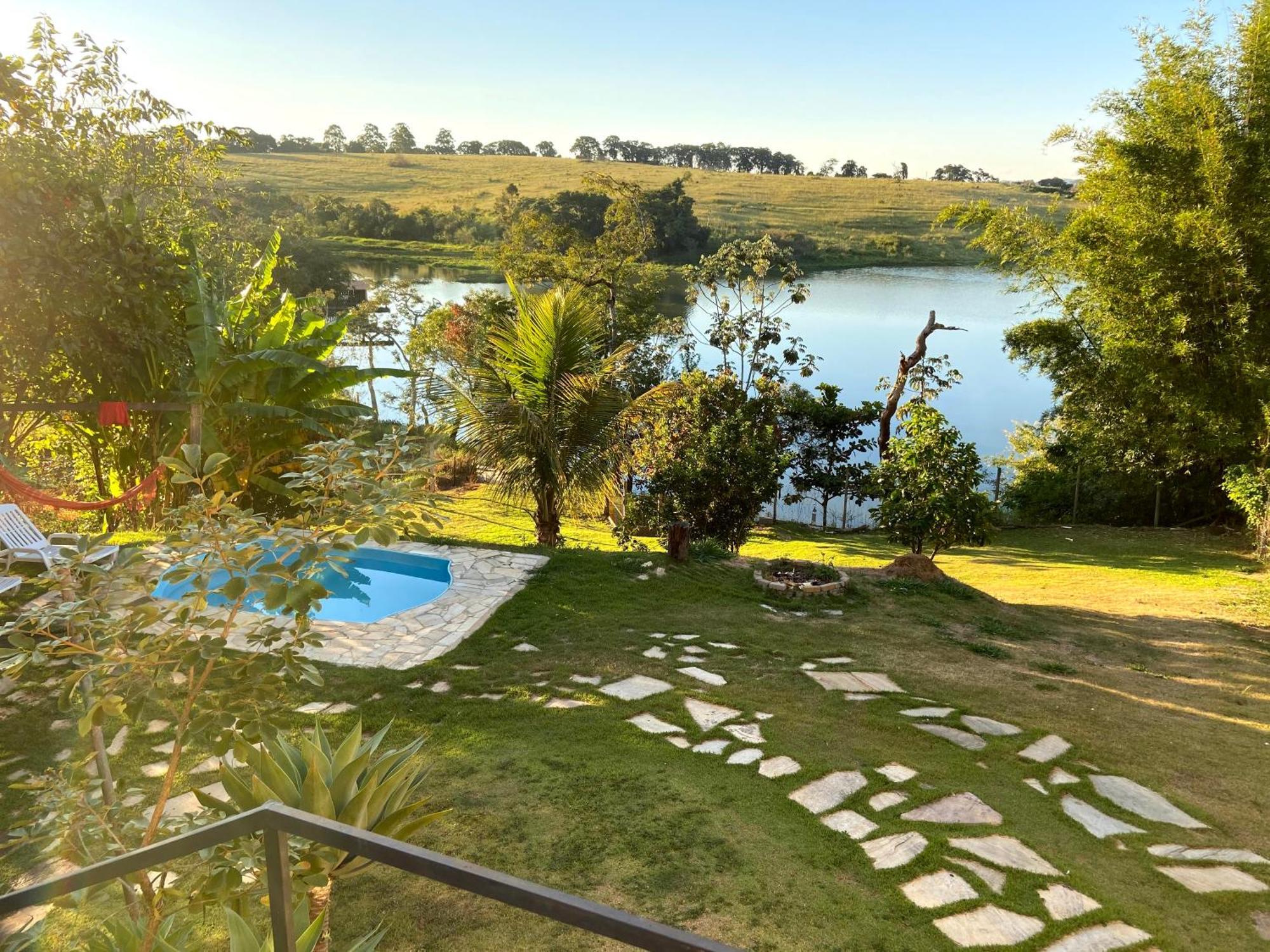 Casa Com Piscina Fundo Pra Represa E Ar Condicionado Casinhabrancadevaranda Ijaci Экстерьер фото